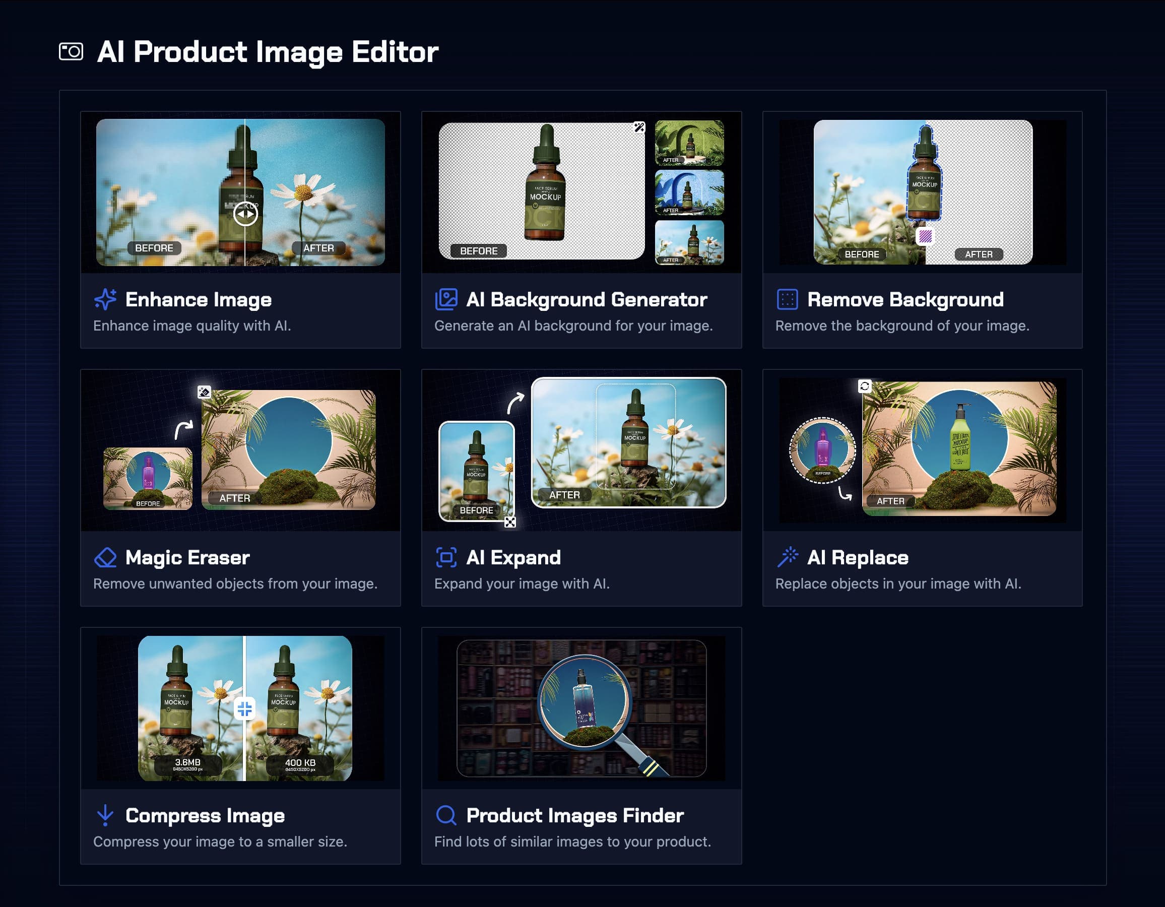 AI Product Image Editor feature illustration