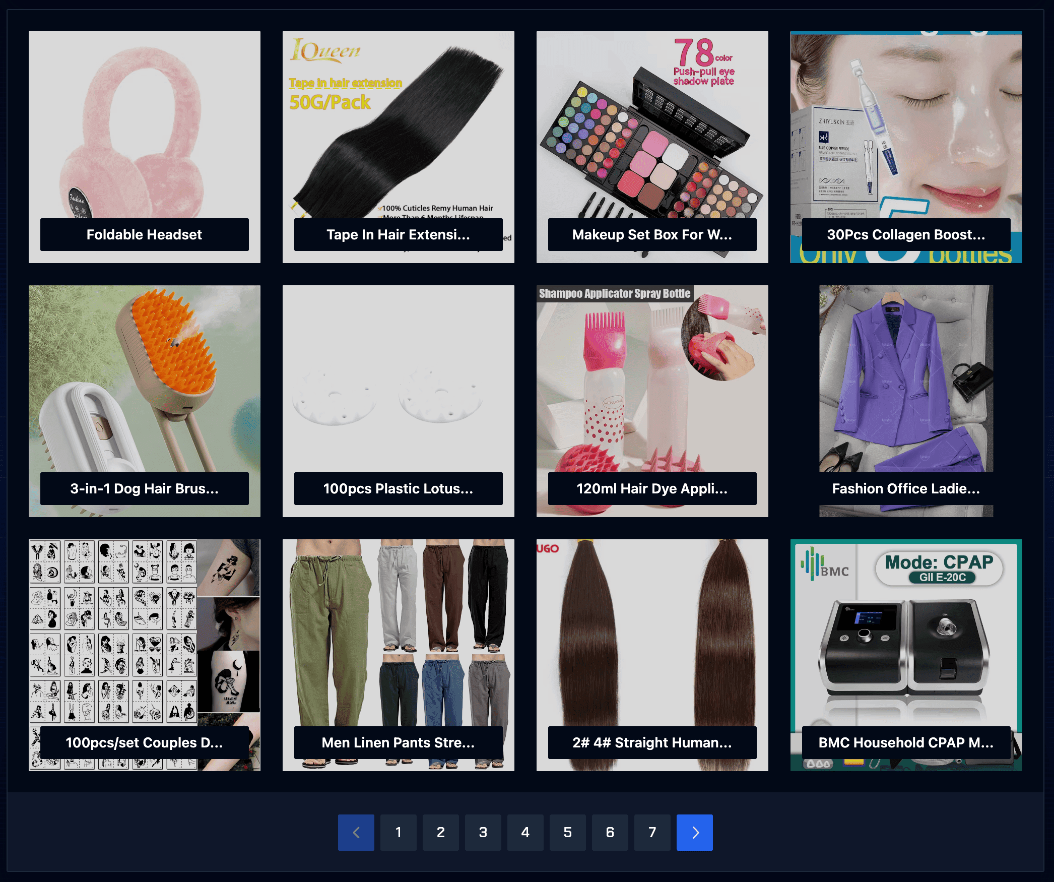 Best selling products, specifically health and beauty products, within Glitching AI's up-to-date product database.