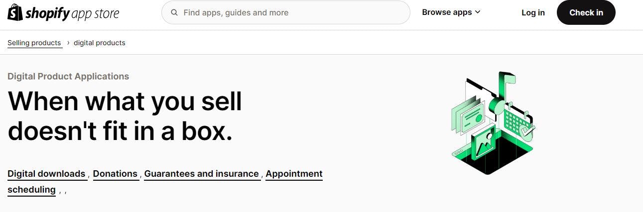 selling digital products on shopify