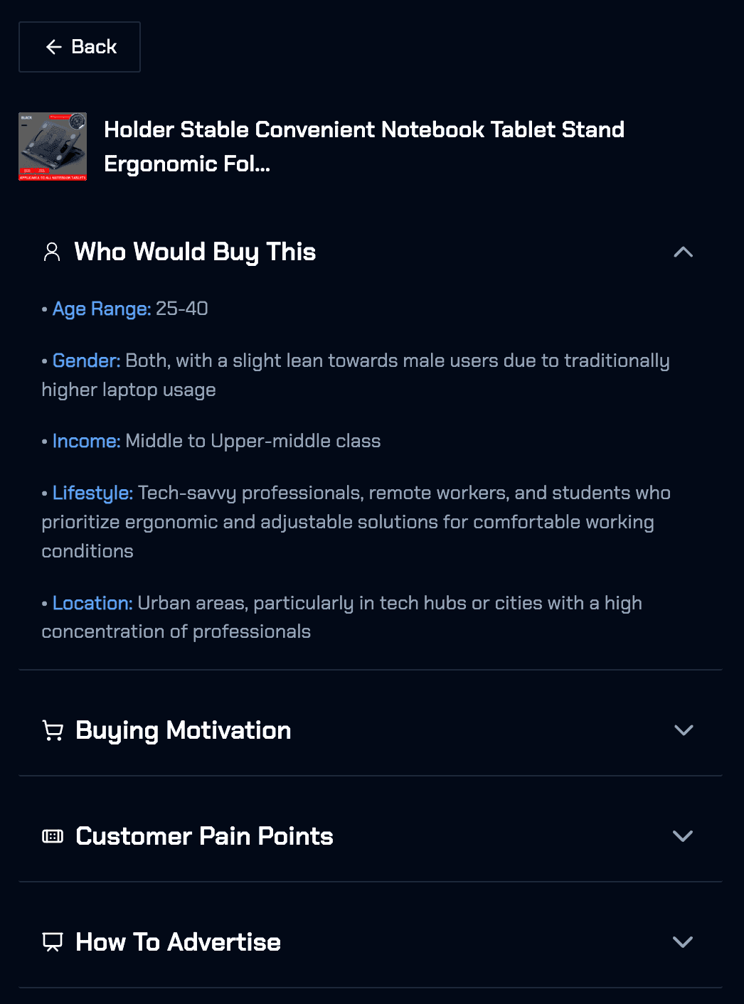 In the education niche, finding educational products to sell and Glitching AI giving market insights to start dropshipping education supplies.