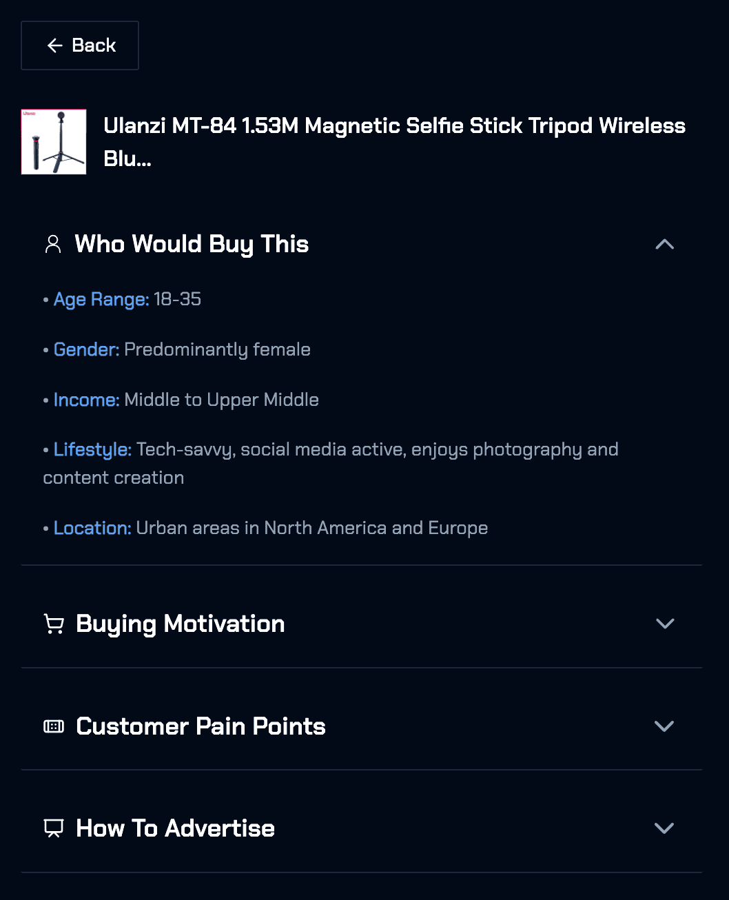 Sourcing winning specialty items, Glitching AI giving market insights to start dropshipping novelty products.